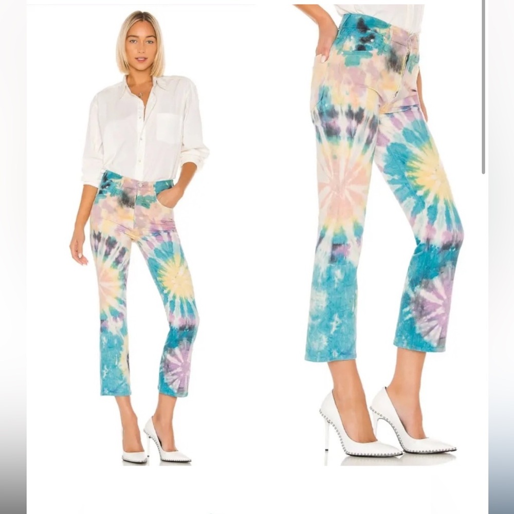 MOTHER The Tripper jeans size 25 in a Tie Dye Print